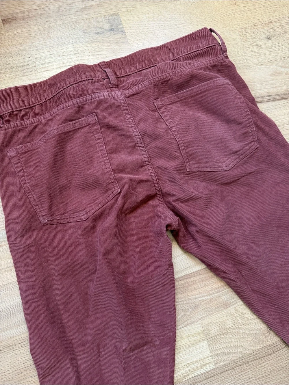 J. Crew Men's Style 250 Corduroy Pants in Rust Red Waist 34 x Length 34